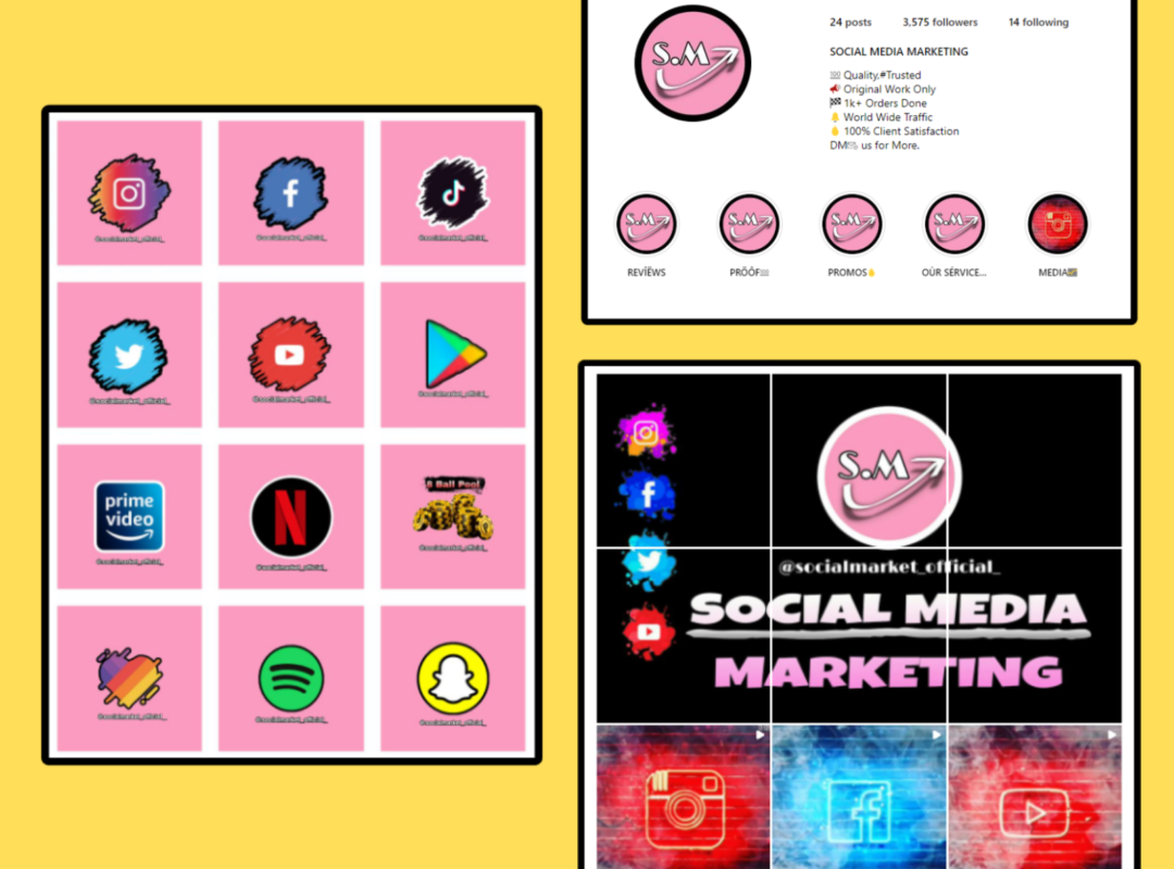WebSnarks Branding Portfolio - Social Media Branding
