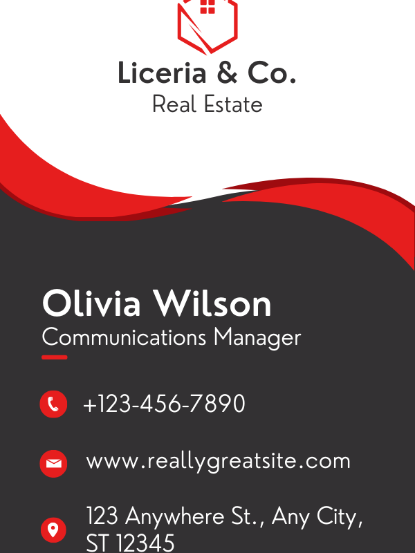 WebSnarks Real Estate Business Card