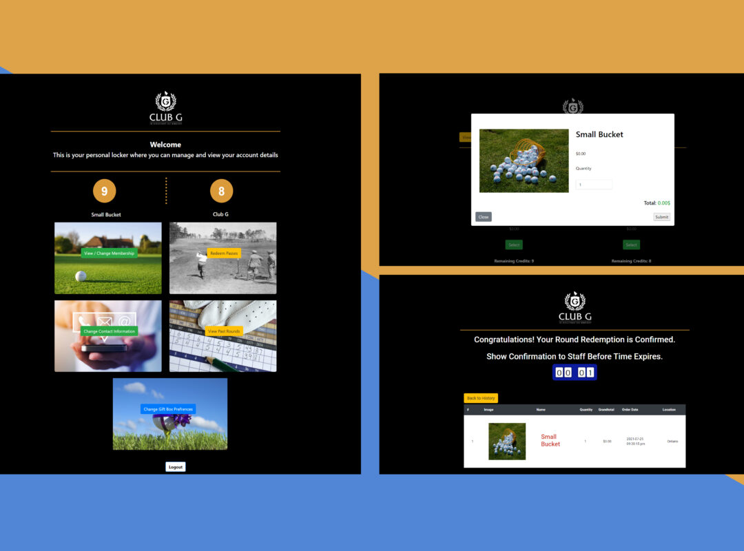 WebSnarks Website Development Portfolio - Clubg