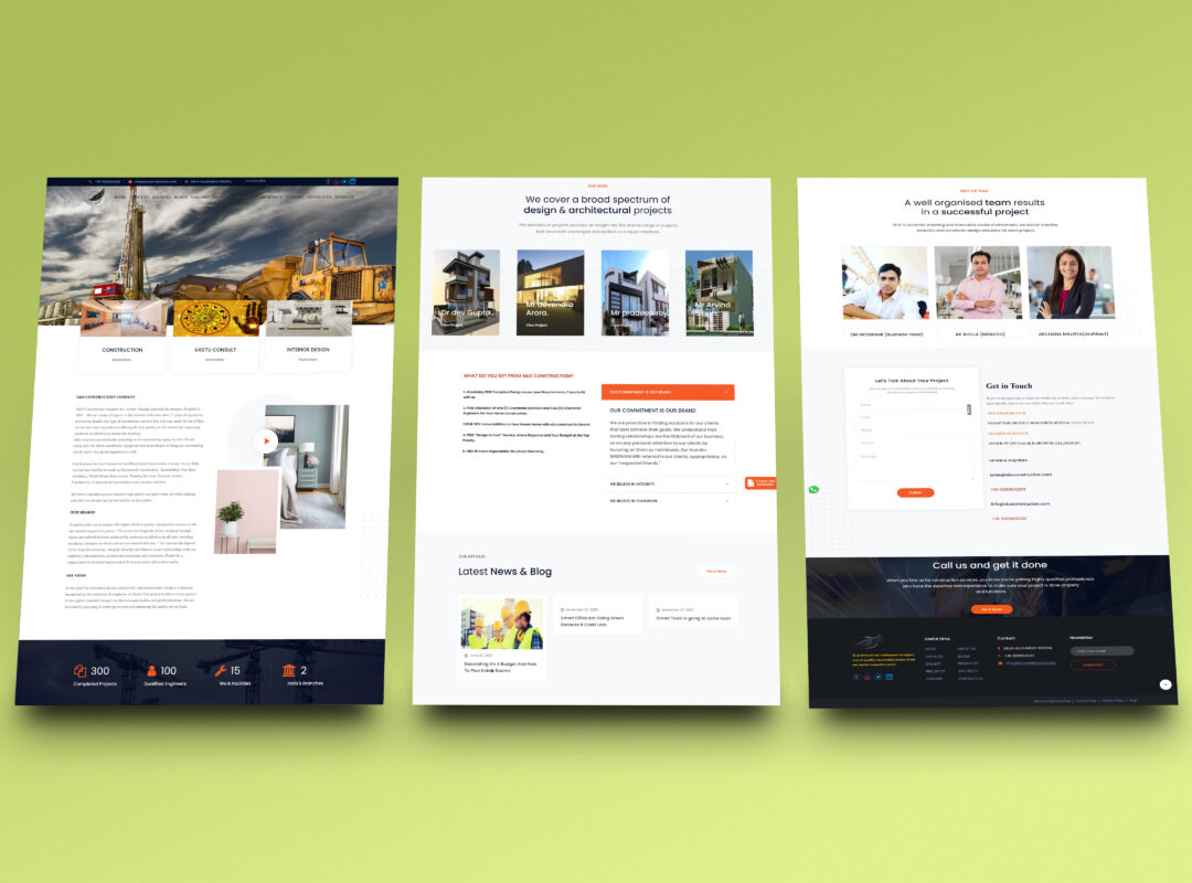 WebSnarks Website Development Portfolio - Sandoconstructions1