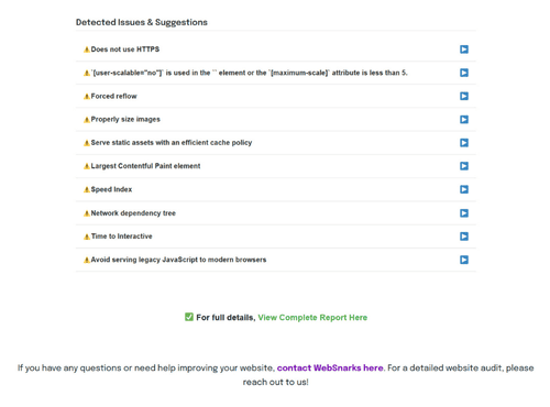 Free website health checker tool in usa