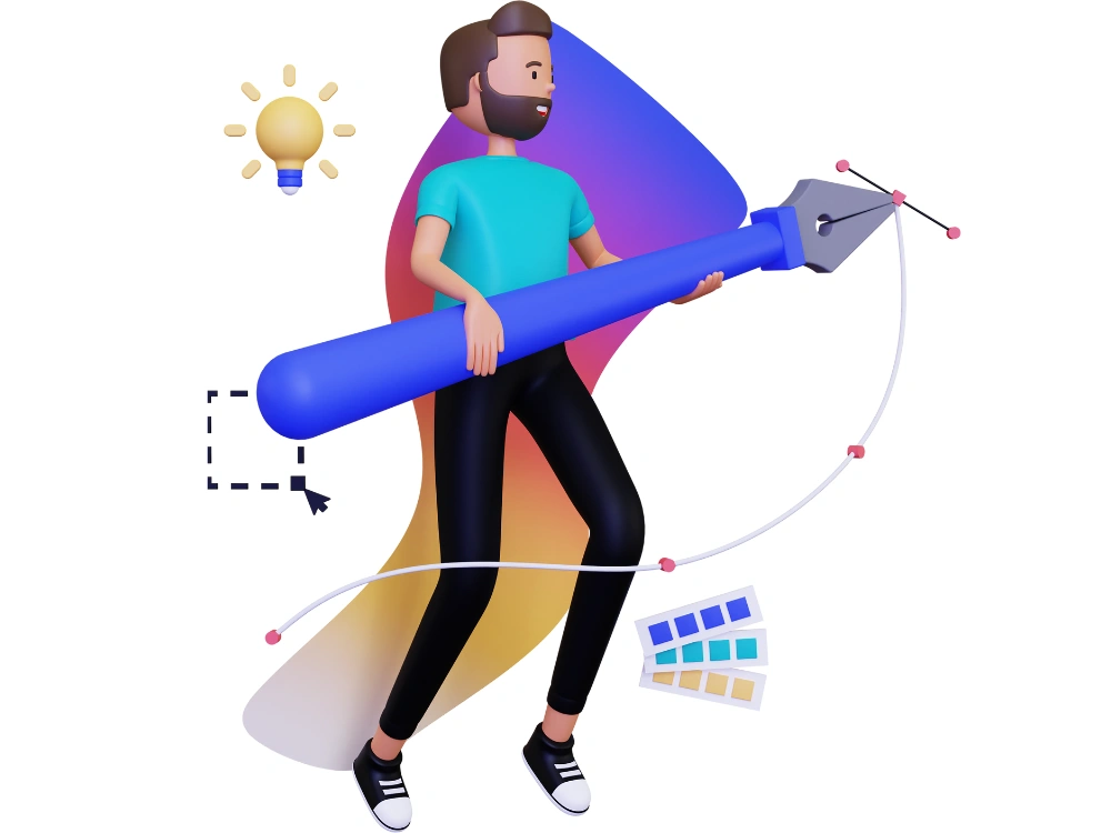 Animated social media post design