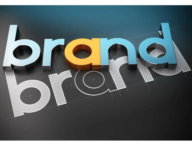 Shortlist of brand name concepts pinned next to trademark search notes