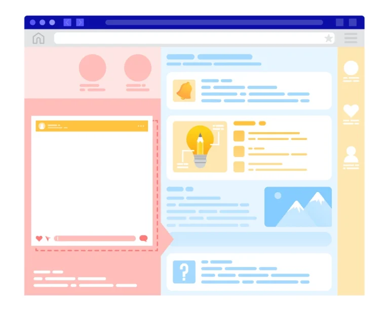 New business social media profile shown fully set up with bio and initial posts