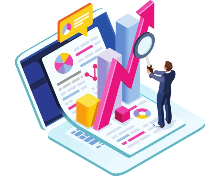 Social media analytics dashboard showing audience demographics and engagement